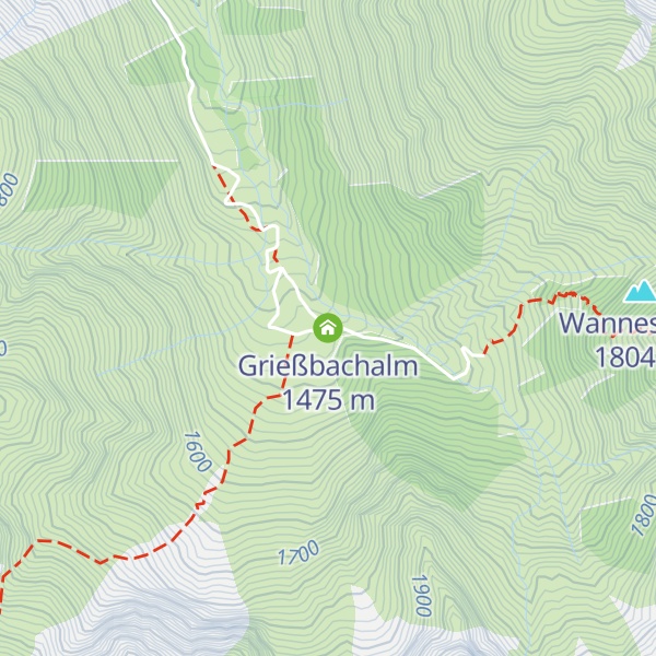 Map of Grießbachalm