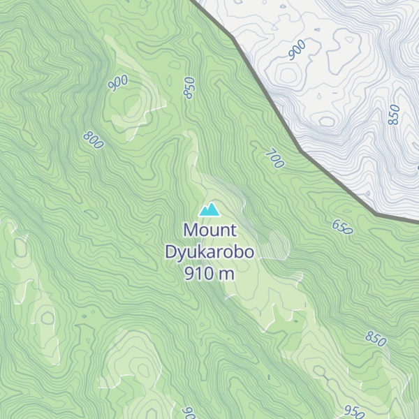 Map of Mount Dyukarobo