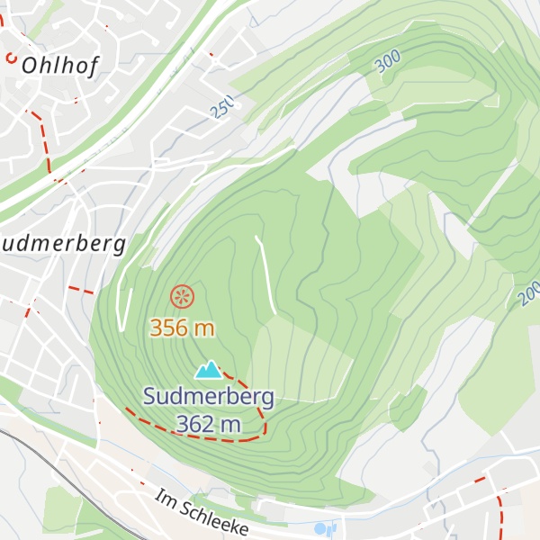 Map of Sudmerberger Schutzhütte