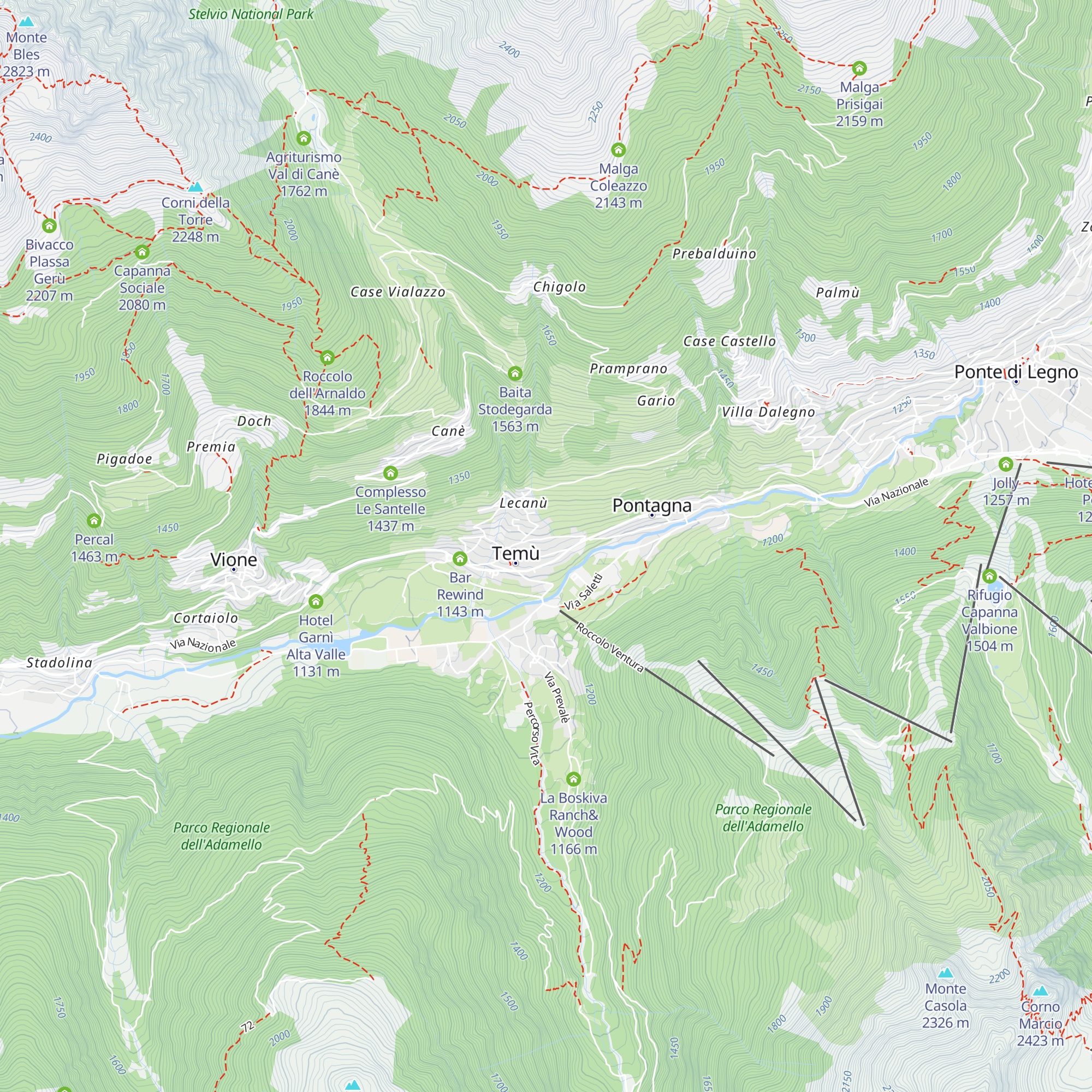 Casa per ferie "Pino silvestre" map