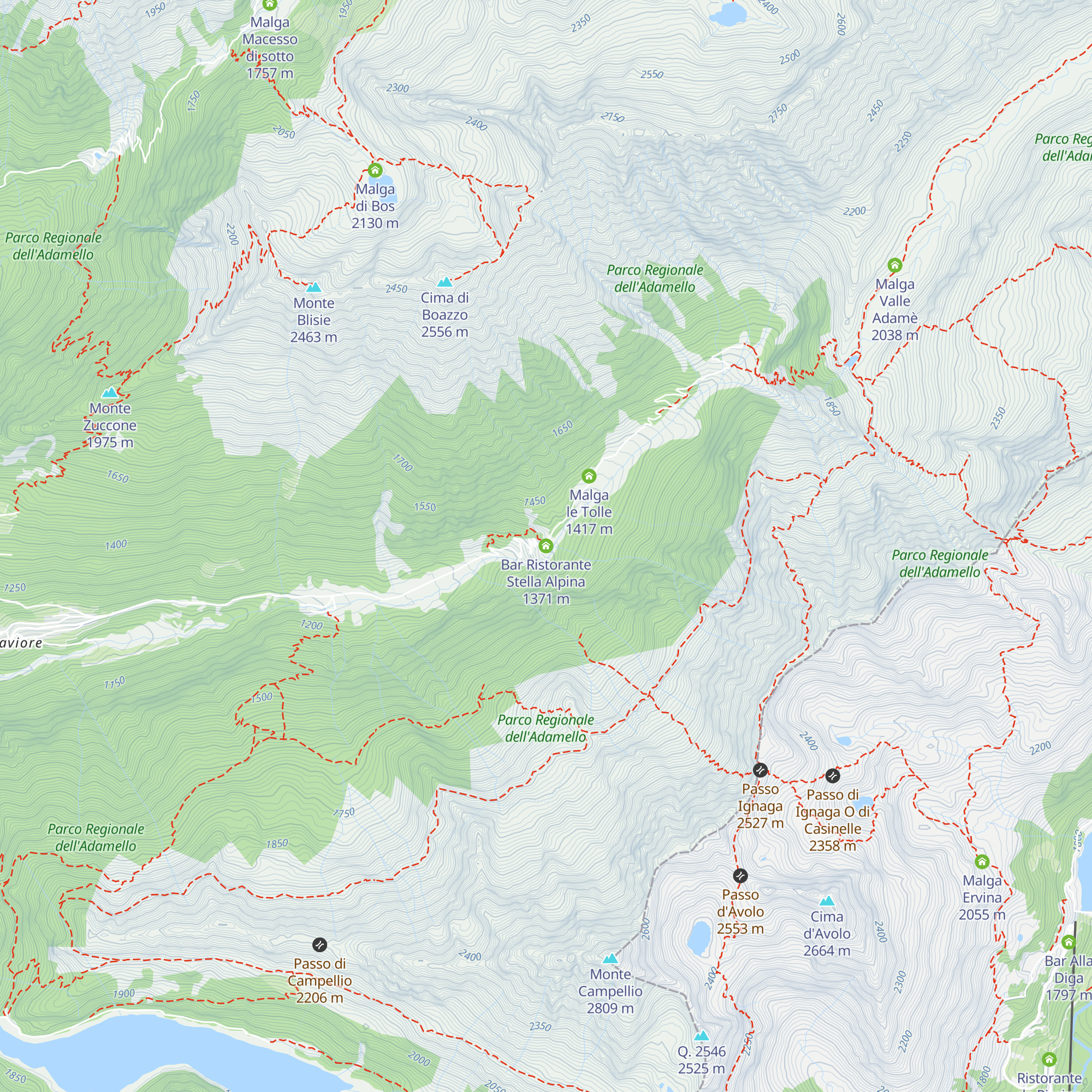Bar Ristorante Stella Alpina map