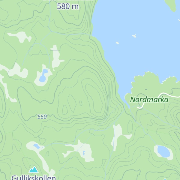 Map of Bærumskollen