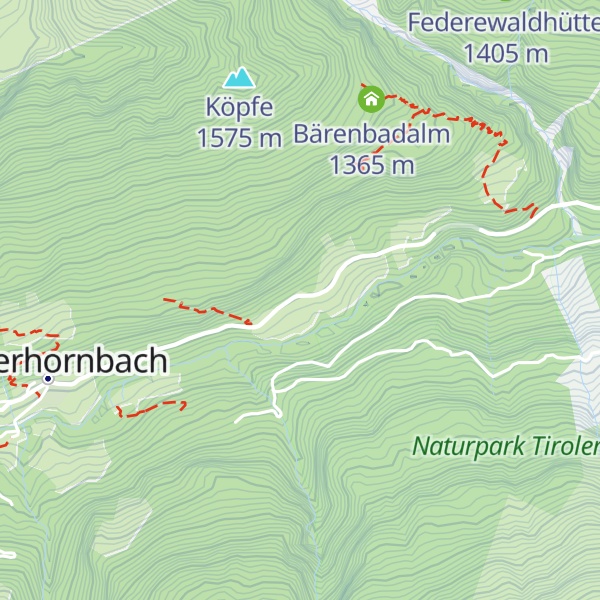 Map of Haus Larcher