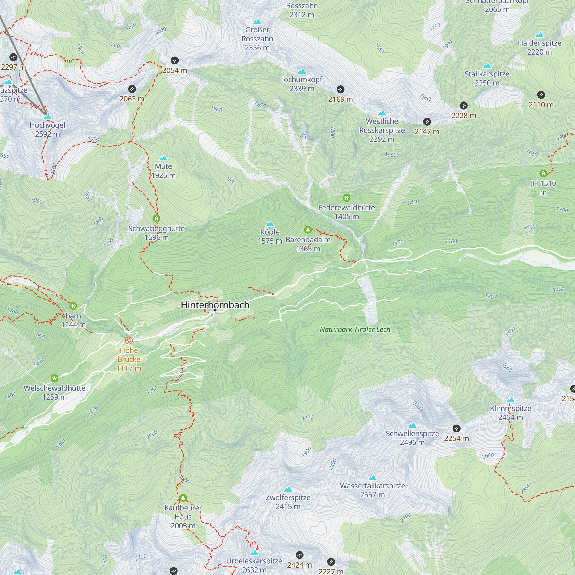 Haus Larcher map