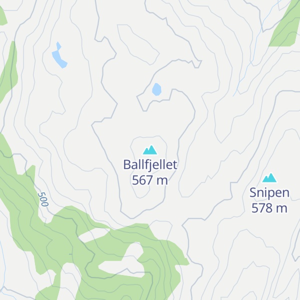 Map of Ballfjellet