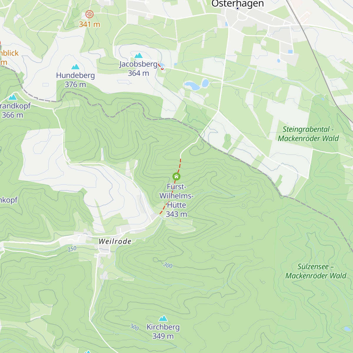 Fürst-Wilhelms-Hütte map