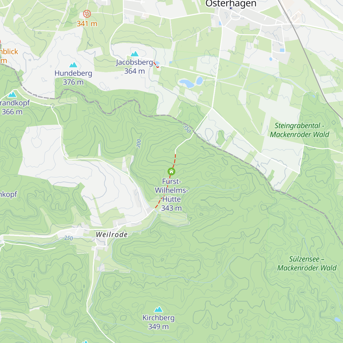 Fürst-Wilhelms-Hütte map