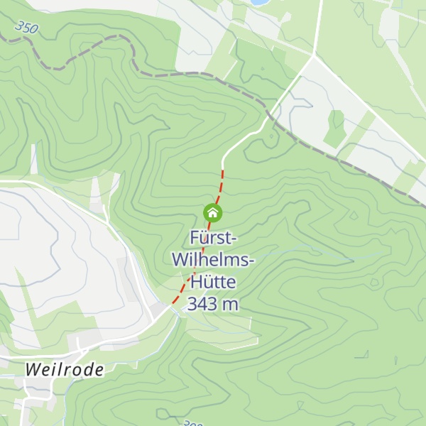 Map of Fürst-Wilhelms-Hütte