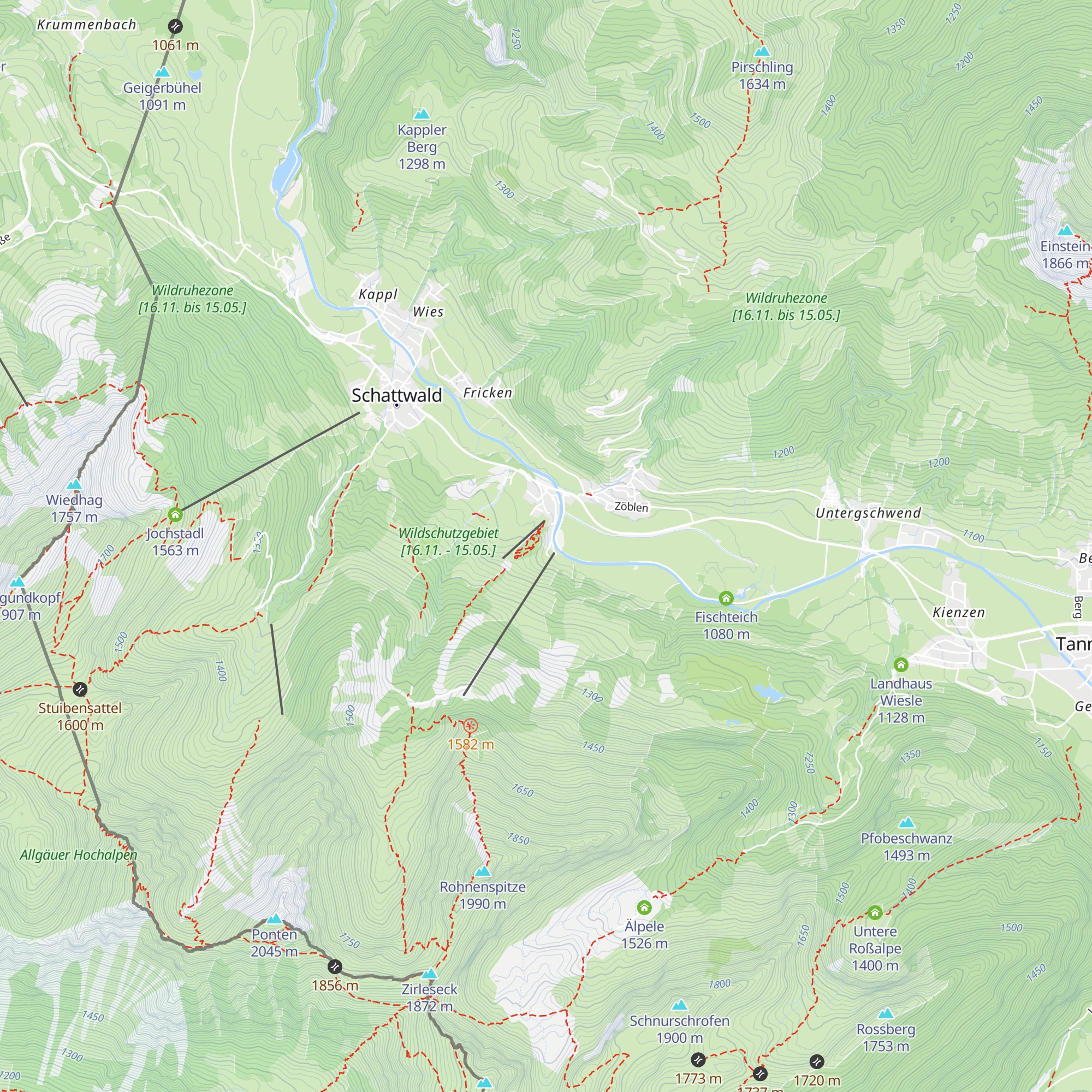 Restaurant Auszeit map