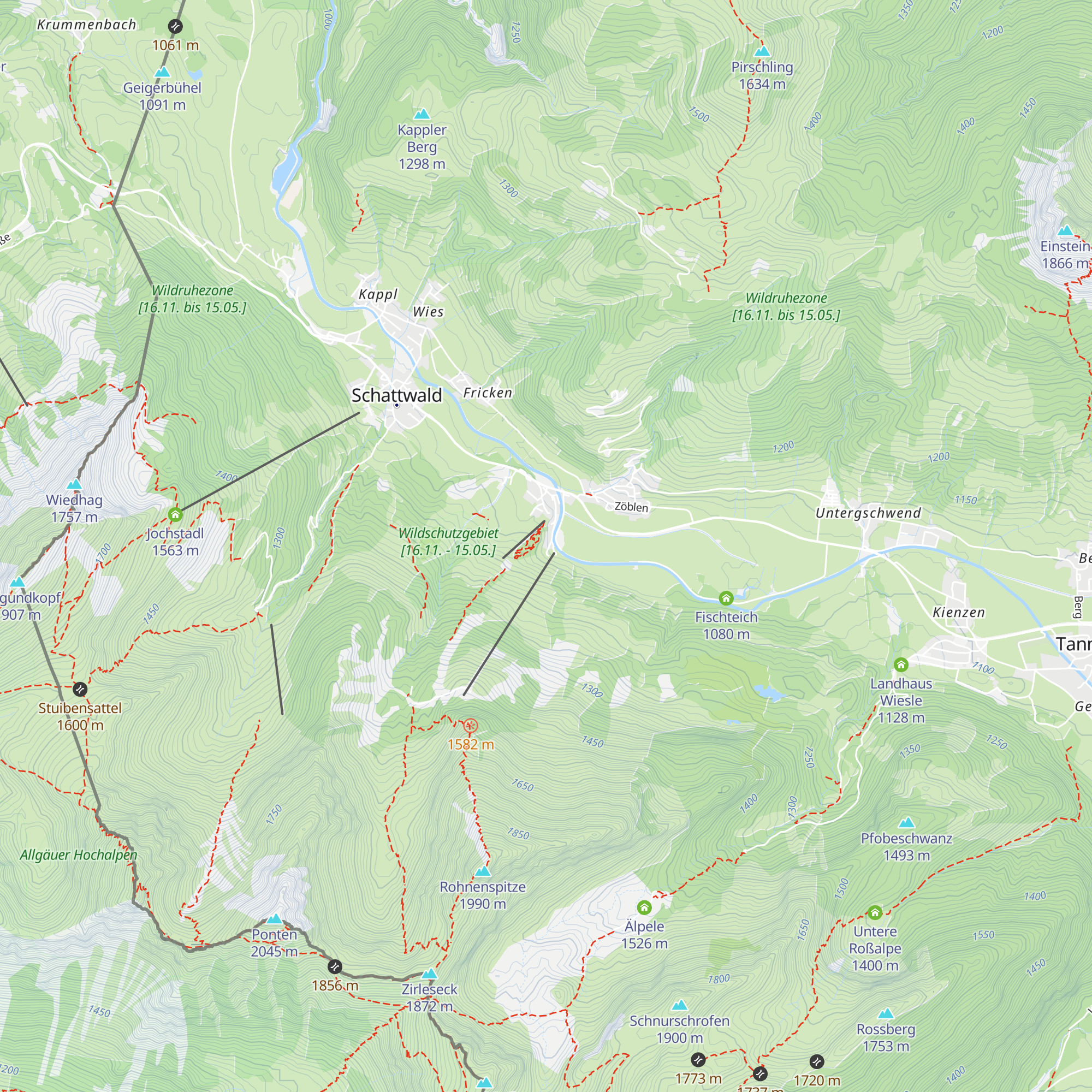 Restaurant Auszeit map