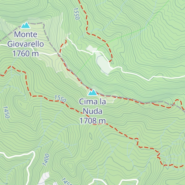 Map of Cima la Nuda