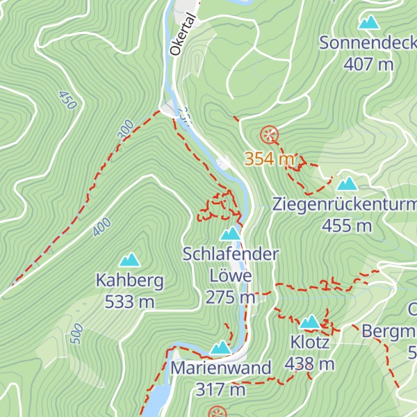 Map of Kleine Wand