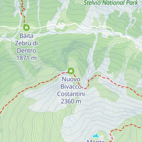 Map of Nuovo Bivacco Costantini