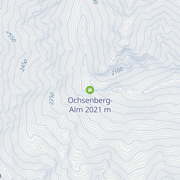 Map of Ochsenberg-Alm