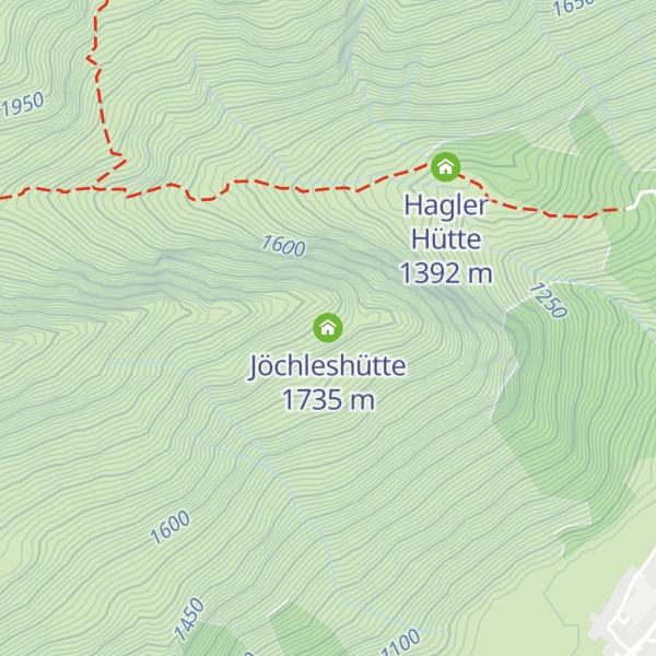 Map of Jöchleshütte
