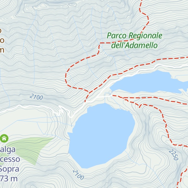Map of Malga Salarno