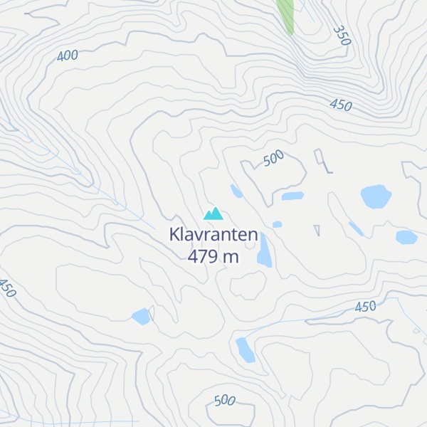 Map of Klavranten