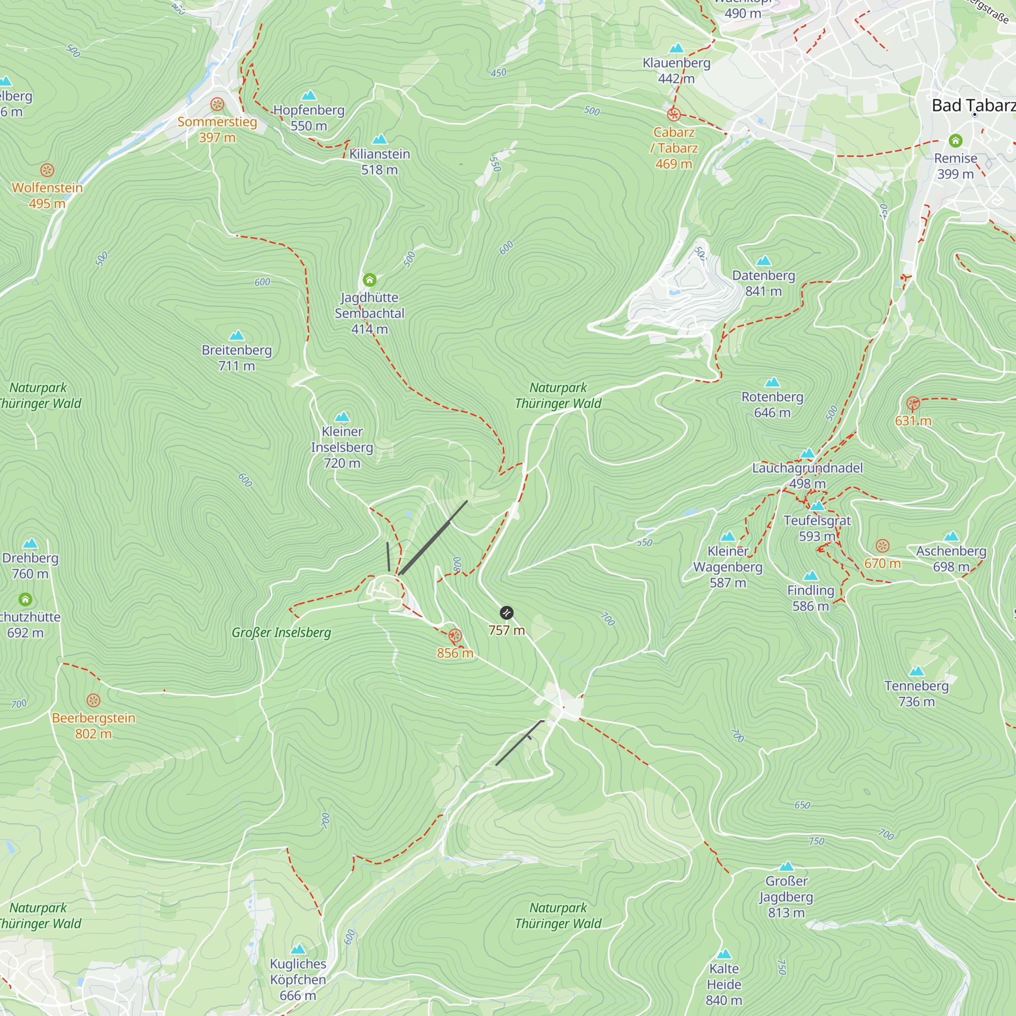 Schutzhütte Liftparkplatz map