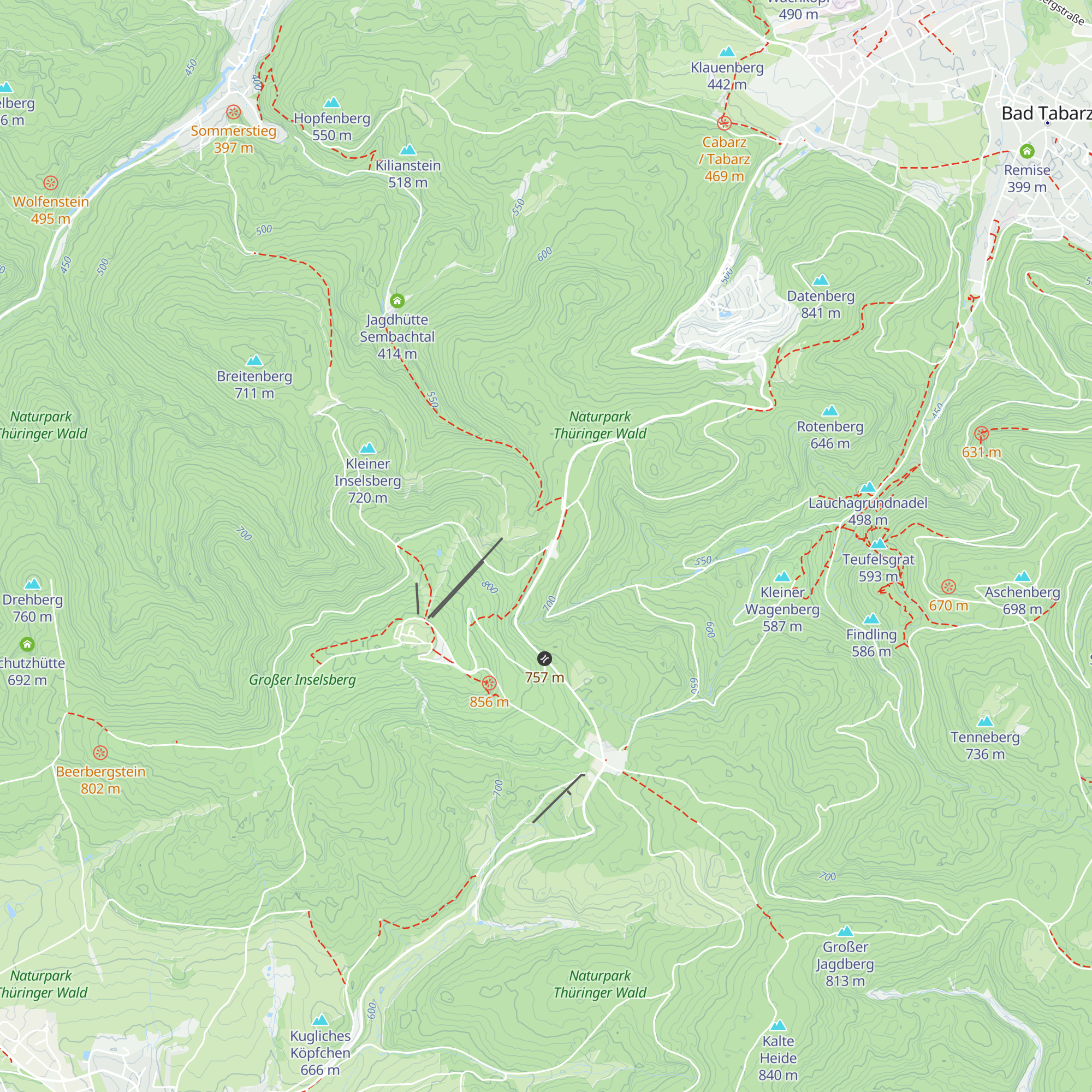 Schutzhütte Liftparkplatz map