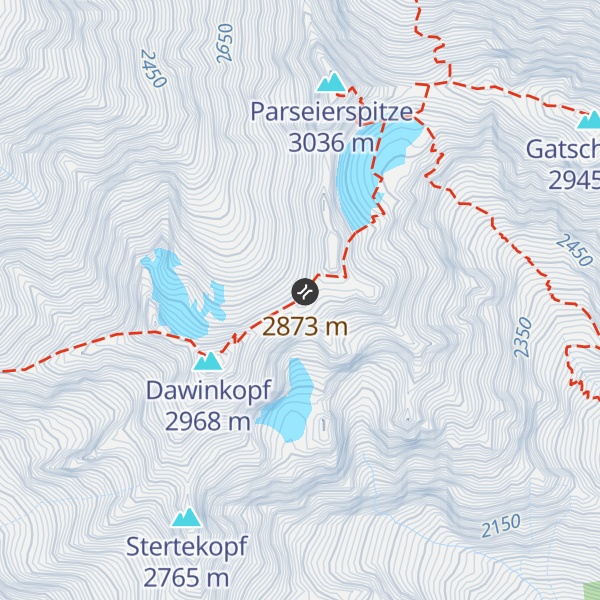Map of Oberer Bocksgartenkopf