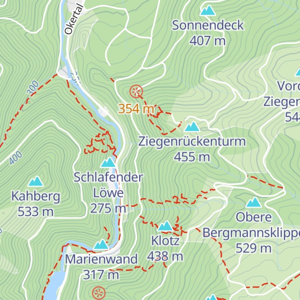 Map of Pagodenstein