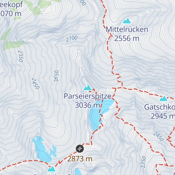 Map of Parseierspitze