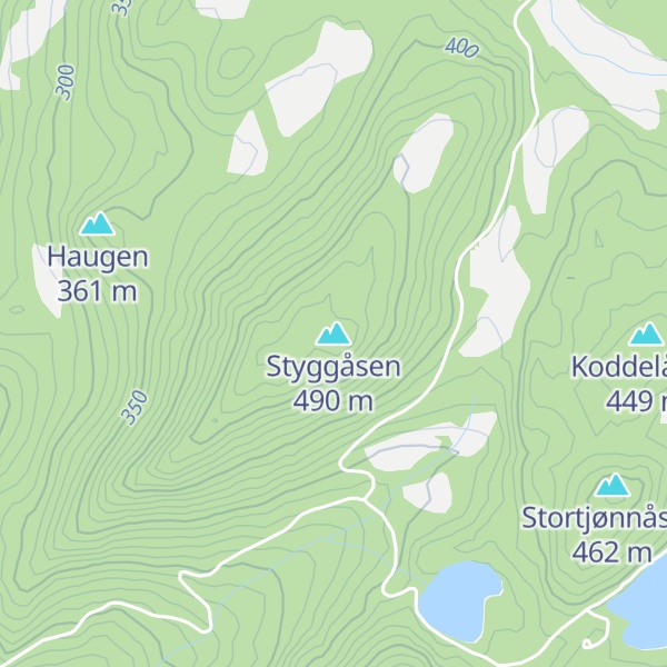 Map of Styggåsen