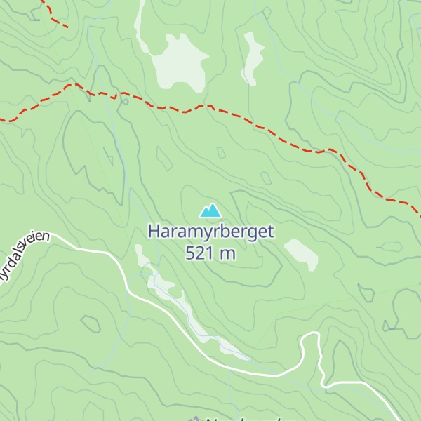 Map of Haramyrberget
