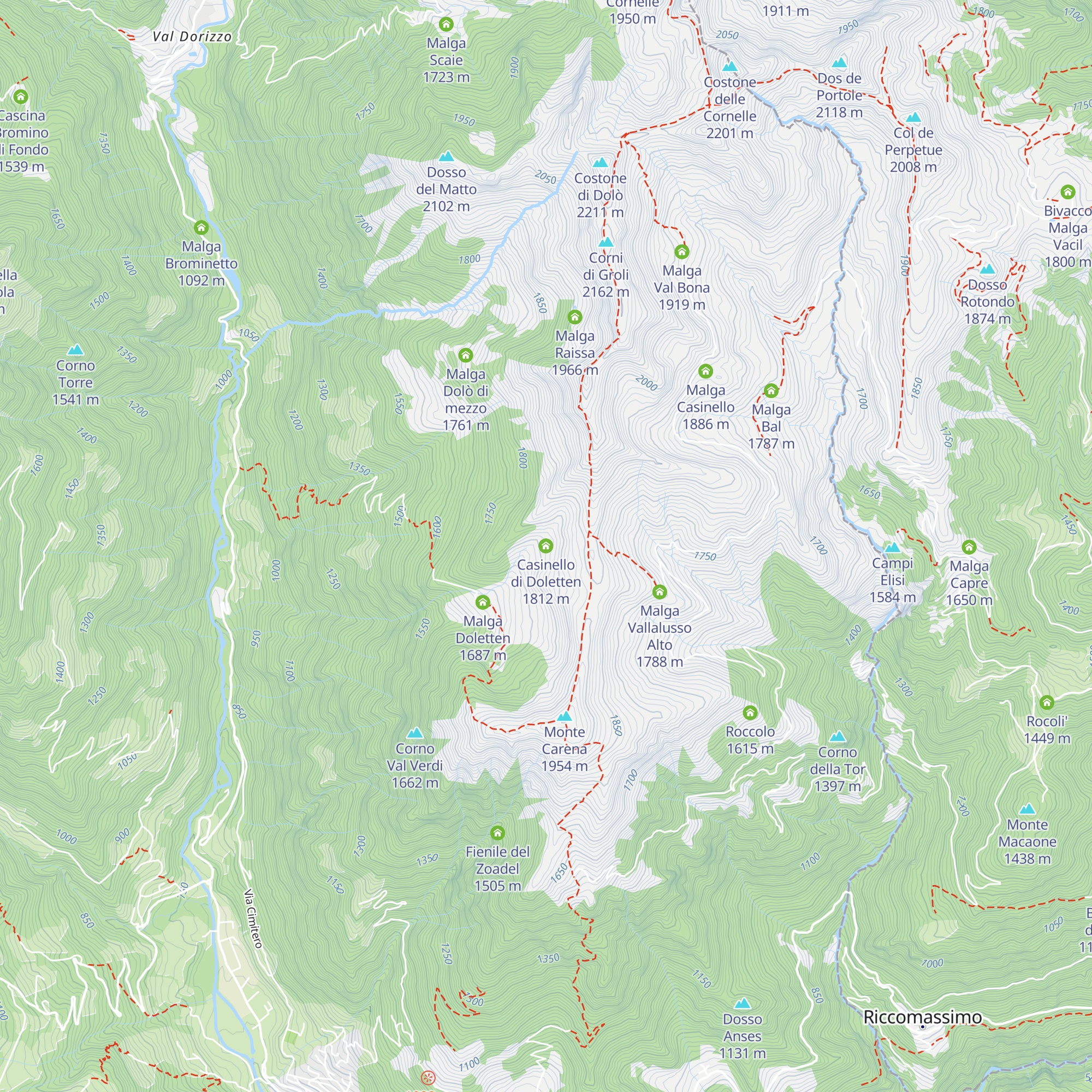 Casinello di Doletten map