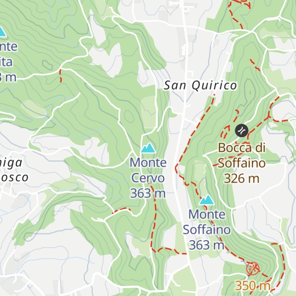 Map of Monte Cervo