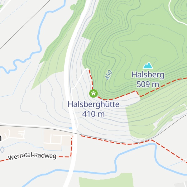 Map of Halsberghütte
