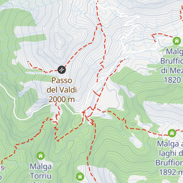 Map of Malga Bruffione di Sotto