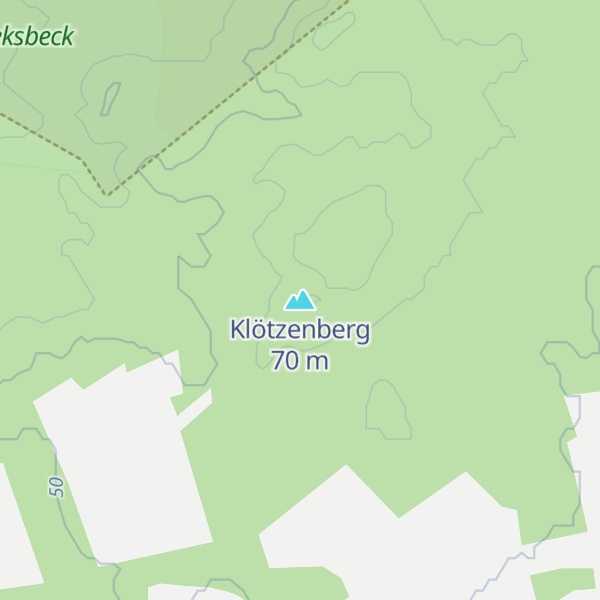 Map of Klötzenberg
