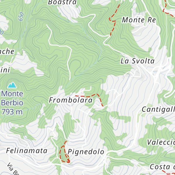 Map of Monte Frombolara