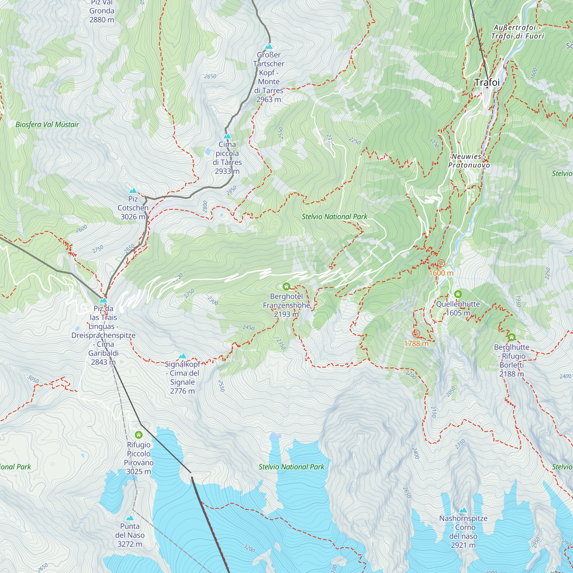 Berghotel Franzenshöhe map