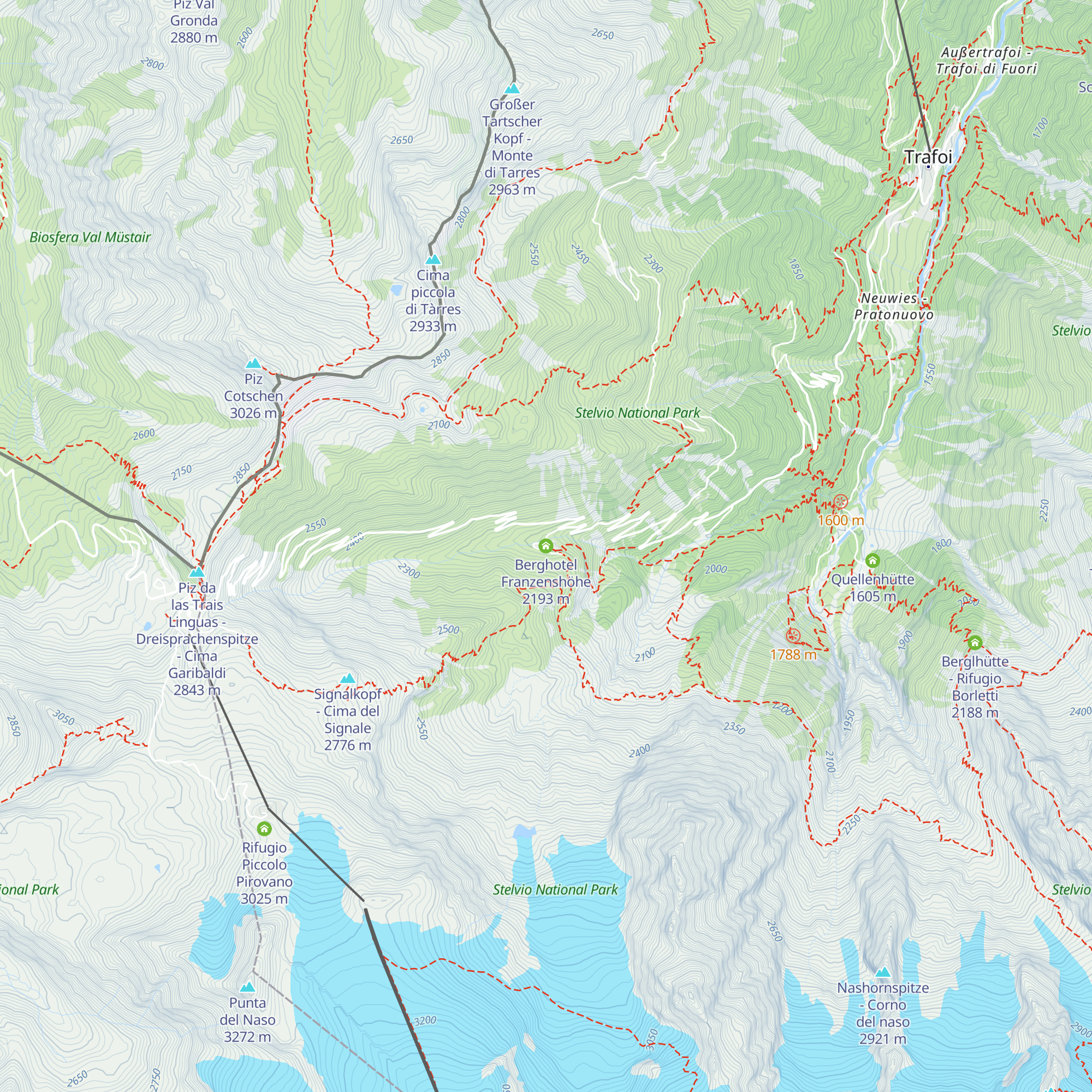 Berghotel Franzenshöhe map