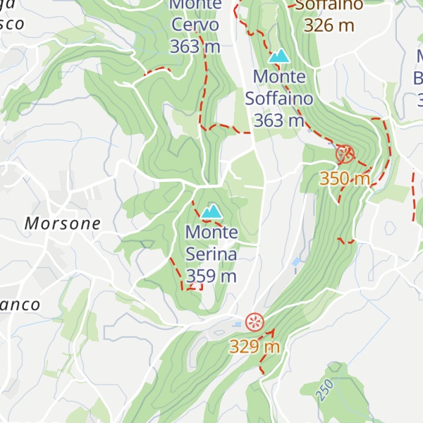 Map of Monte Serina