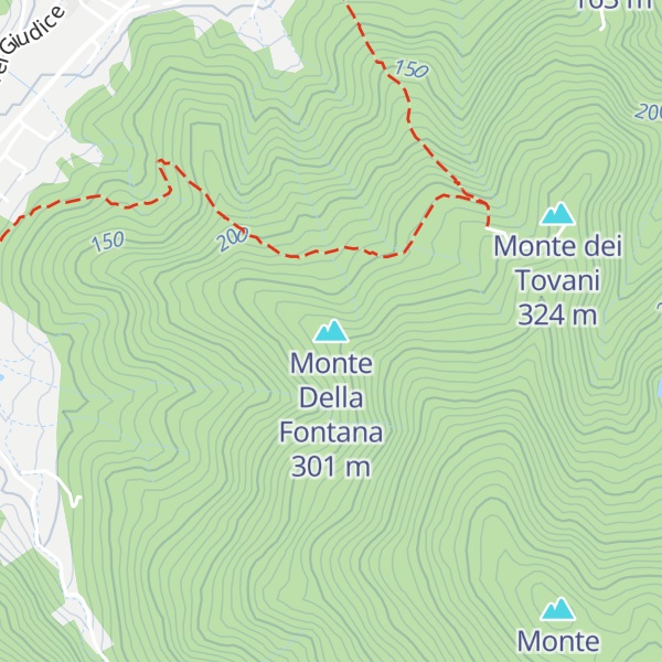 Map of Monte Della Fontana