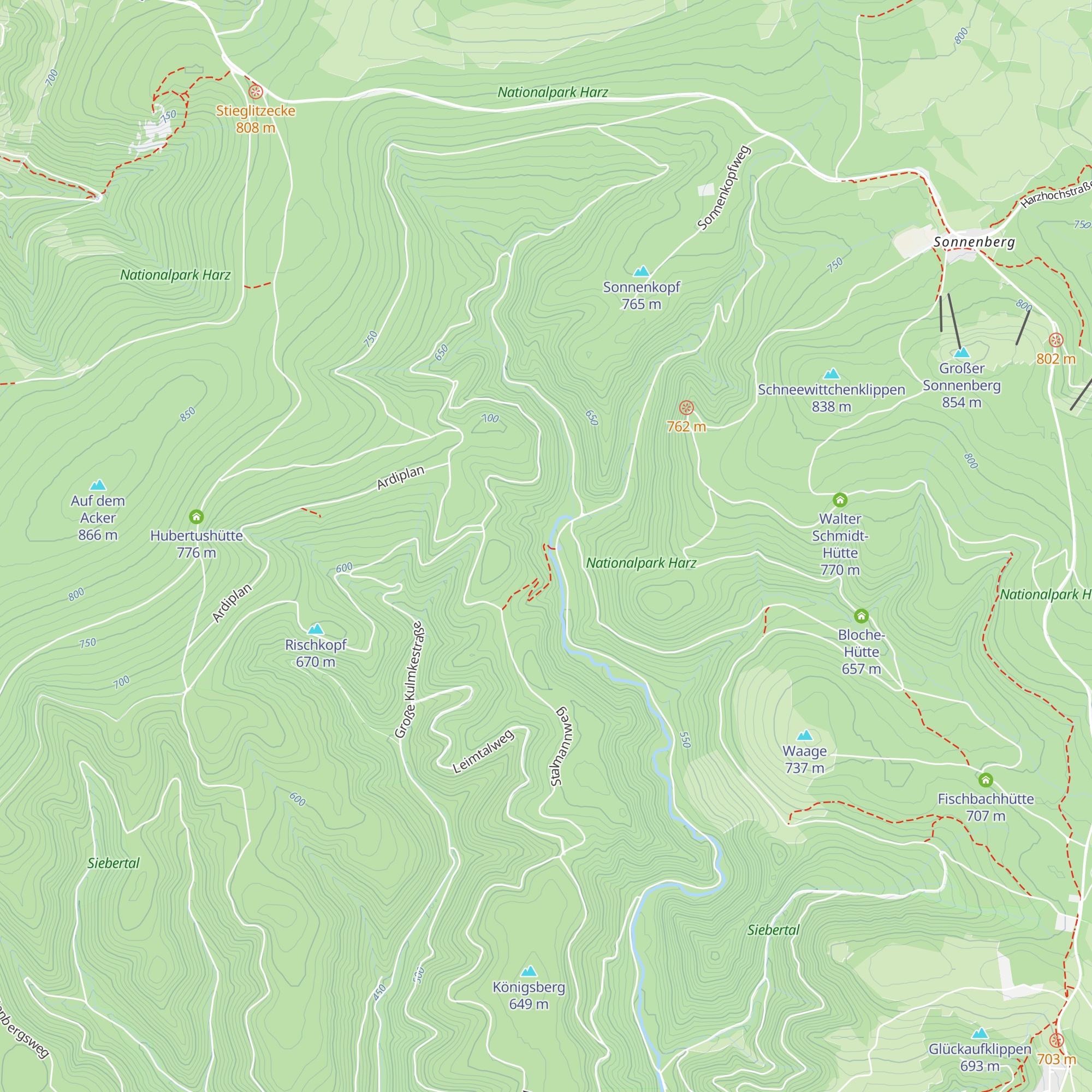 Schlufter Wiesen Hütte map