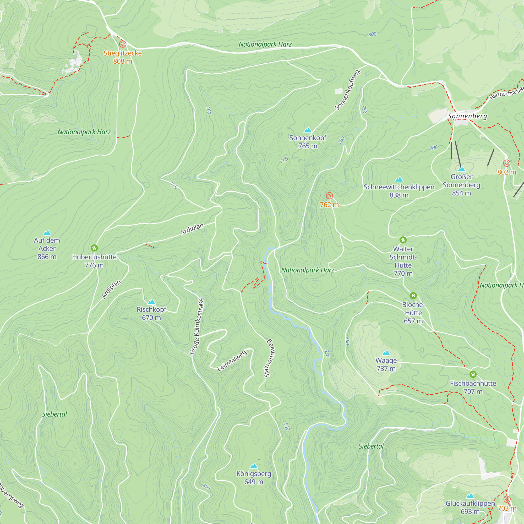 Schlufter Wiesen Hütte map