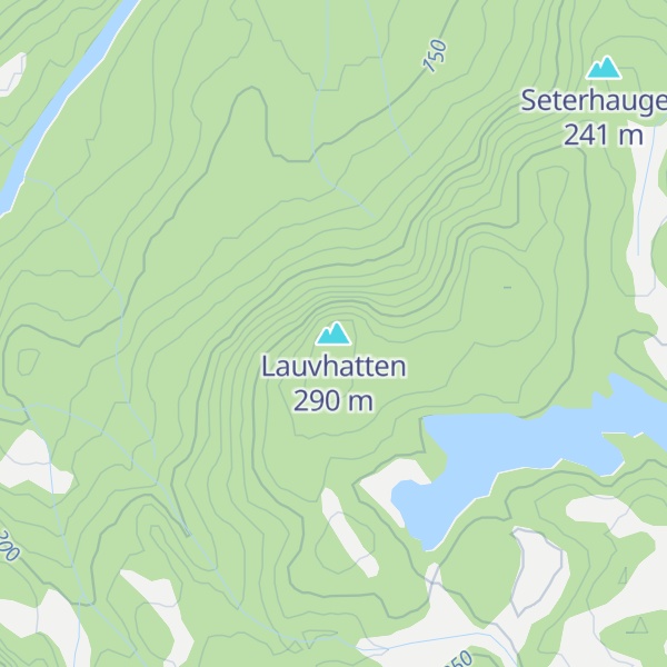 Map of Lauvhatten