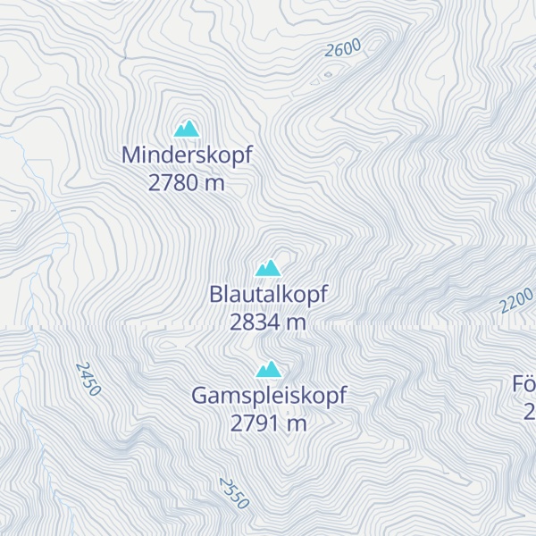 Map of Blautalkopf