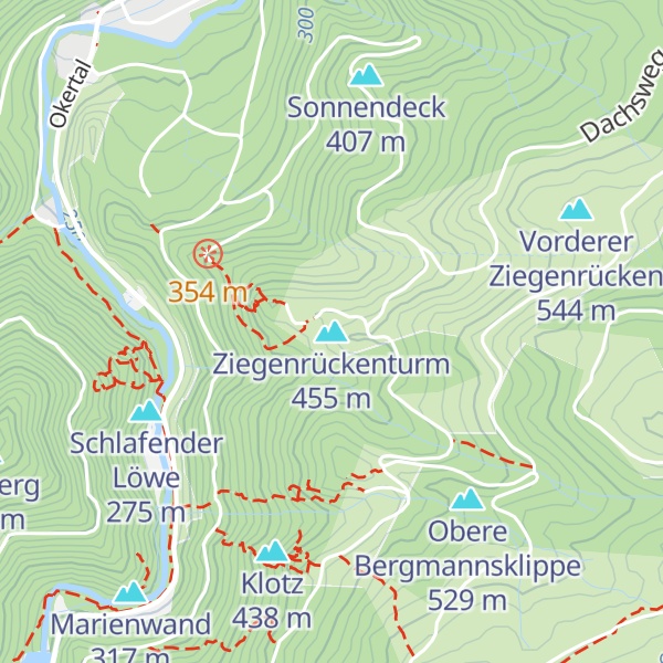 Map of Ziegenrückenturm
