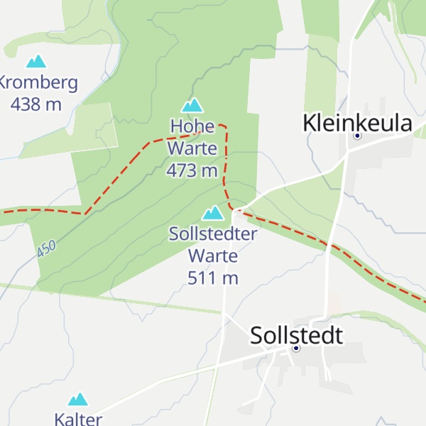 Map of Sollstedter Warte