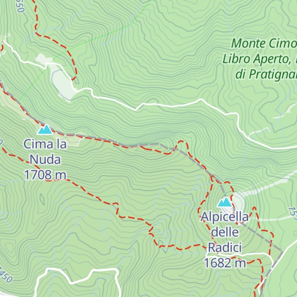 Map of Colle dei Laghi