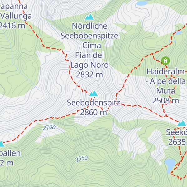 Map of Seebodenspitz