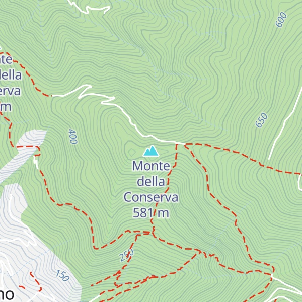 Map of Monte della Conserva