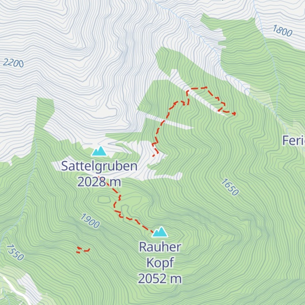 Map of Kobler Alm