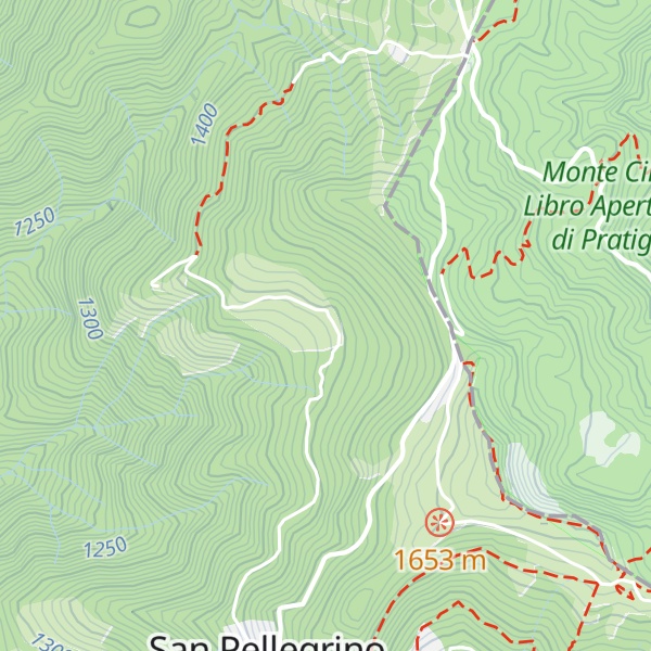 Map of Rifugio Pradaccio