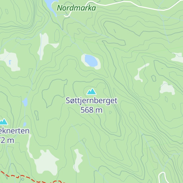 Map of Søttjernberget